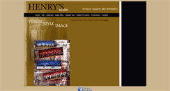 Desktop Screenshot of henrysstudio.com