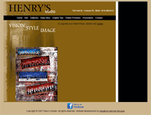 Tablet Screenshot of henrysstudio.com